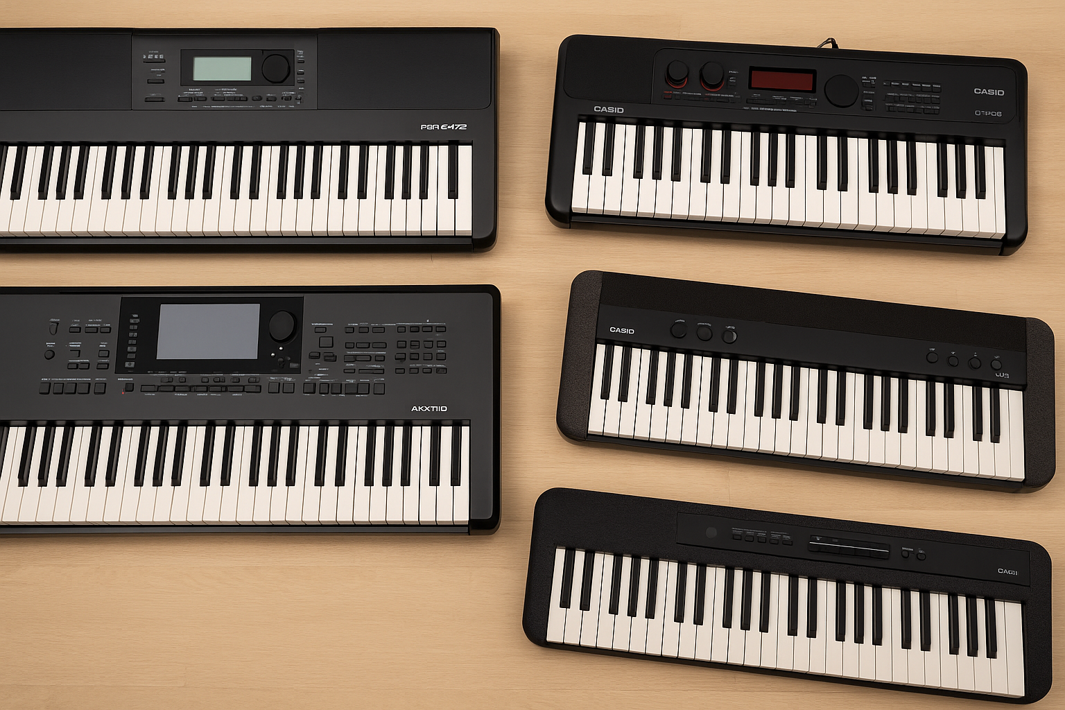 Home Keyboards vergelijking Home Keyboards vergelijking