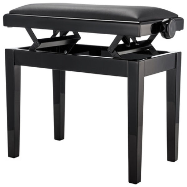 Burghardt B 5 Black Polished Leather